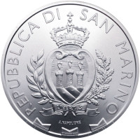  Saint Marin 5 euros BU 2026 - Faucon pèlerin