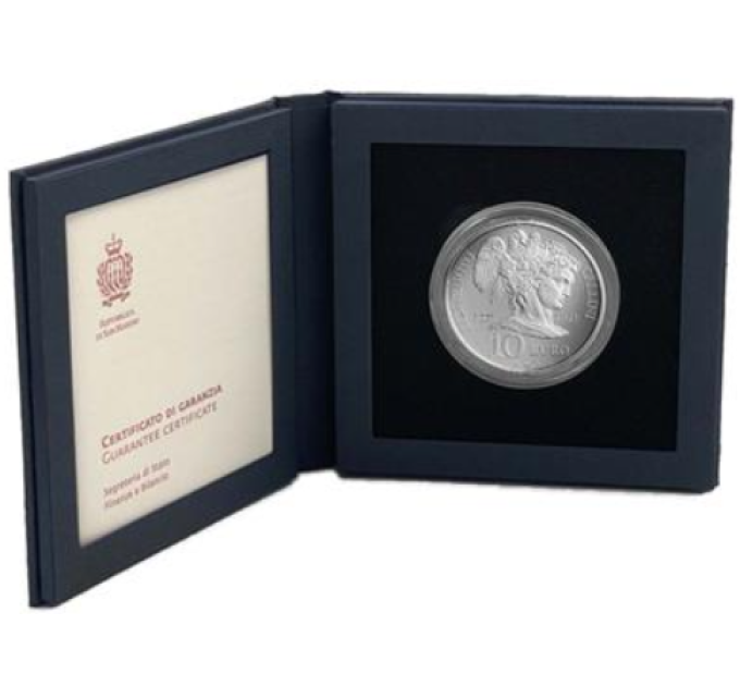 Saint Marin 10 euros BE 2021 - 450e anniversaire de la mort de Benvenuto Cellini 