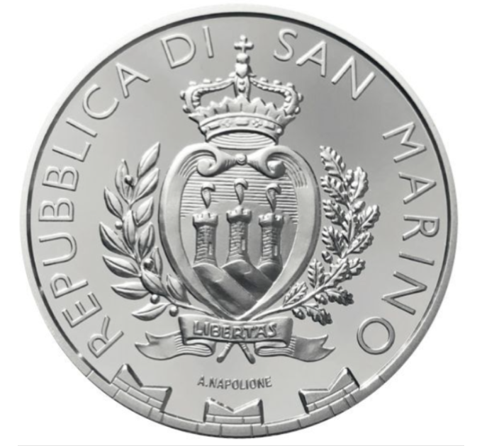 Saint Marin 10 euros BE 2023 - 15e anniversaire de l'inscription de la vieille ville de Saint-Marin et du mont Titano sur la liste du patrimoine mondial de l'UNESCO