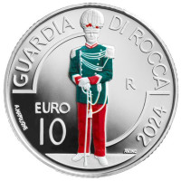 Saint Marin 10 euros BE 2024 - Corps militaire et de police de Saint-Marin - Garde de la forteresse