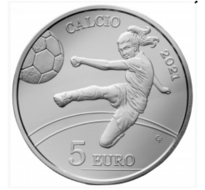  Saint Marin 5 euros BE 2021 - Football 