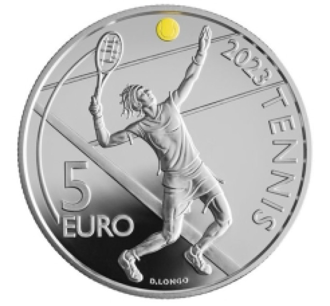  Saint Marin 5 euros BE 2023 - 30e Tournoi international de tennis ouvert de Saint-Marin