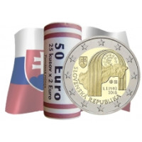 Slovaquie 2 euros UNC rouler 2020 - 20e anniversaire de l'adhésion de la Slovaquie à l'OCDE