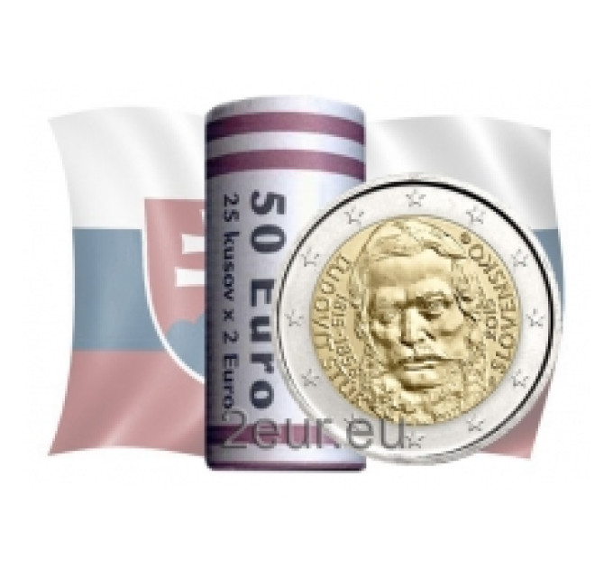 Slovaquie 2 euros UNC rouler 2015 - Ludovit Stur