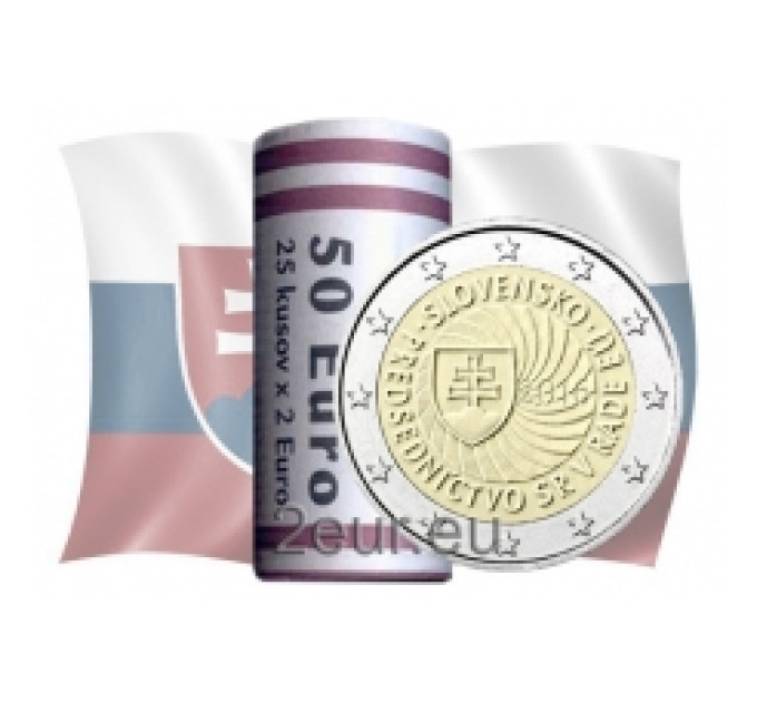 Slovaquie 2 euros UNC rouler 2016 - Présidence slovaque du Conseil de l'UE