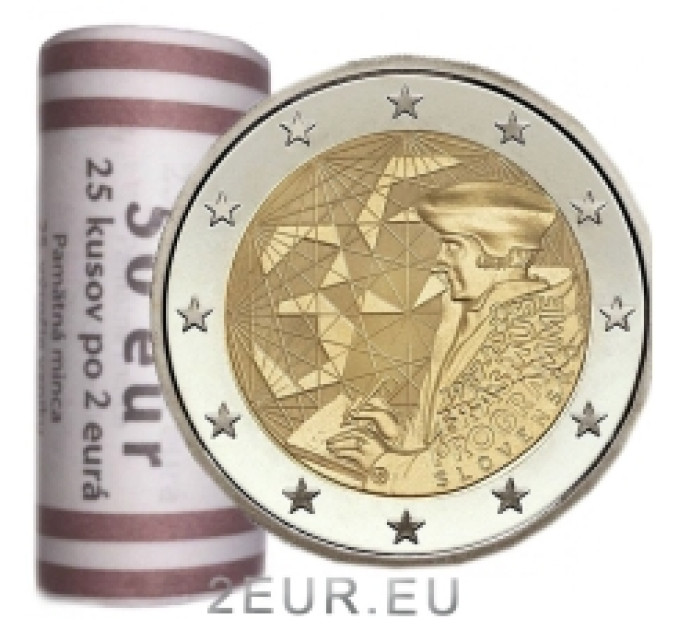 Slovaquie 2 euros UNC rouler 2022 - 35 ans d'Erasmus