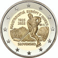 Slovaquie 2 euros UNC rouler 2025 - 100 ans du premier Championnat d'Europe de hockey sur glace
