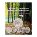  Slovaquie 5 euros UNC 2021 - 2025 - Faune et Flore en Slovaquie + Album