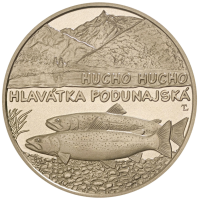  Slovaquie 5 euros UNC 2025 - Faune et Flore en Slovaquie - Saumon du Danube