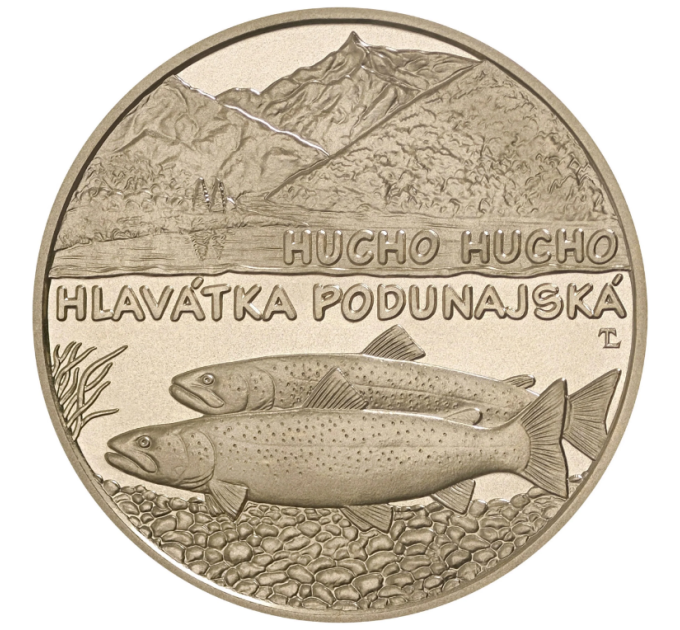  Slovaquie 5 euros UNC 2025 - Faune et Flore en Slovaquie - Saumon du Danube
