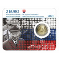 Slovaquie 2 euros BU 2021 - 100e anniversaire de la naissance d'Alexander Dubchek  