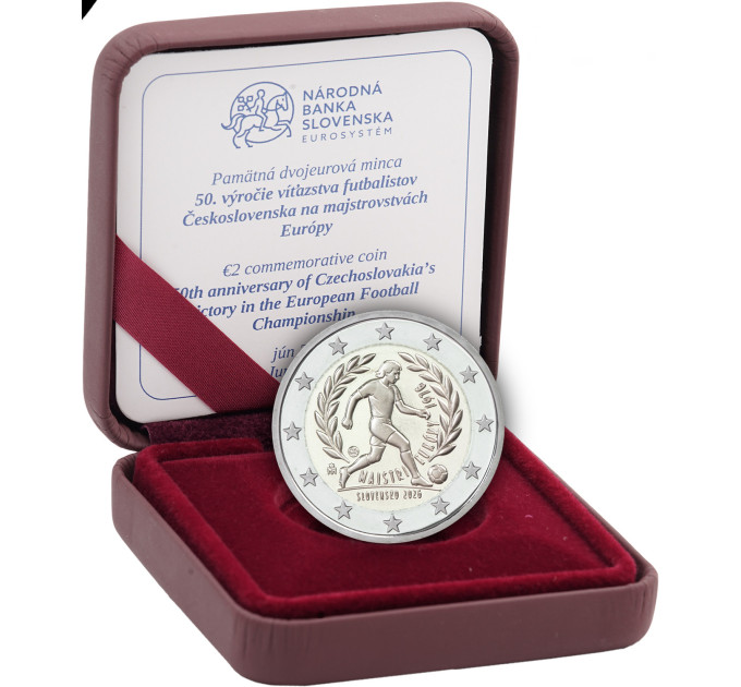 Slovaquie 2 Euro BE 2026 - Championnat d'Europe de football de l'UEFA 1976
