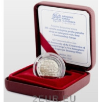 Slovaquie 2 Euro BE 2022 - 300e anniversaire de la construction de la première machine à vapeur atmosphérique d'Europe continentale pour le drainage des mines 