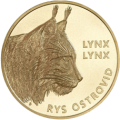  Slovaquie 5 euros UNC 2022 - Faune et Flore en Slovaquie - Lynx