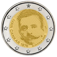 Slovénie 2 euros Rouleau 2026 - 150e anniversaire de la naissance d'Ivan Cankar
