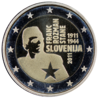Slovénie 2 euros BE 2011 - 100e anniversaire de la naissance de Franc Rozman