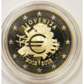 Slovénie 2 euros BE 2012 - 10 Years of Euro Cash