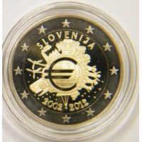 Slovénie 2 euros BE 2012 - 10 Years of Euro Cash