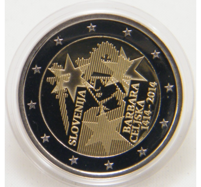 Slovénie 2 euros BE 2014 - 600e anniversaire du couronnement de Barbara de Celje