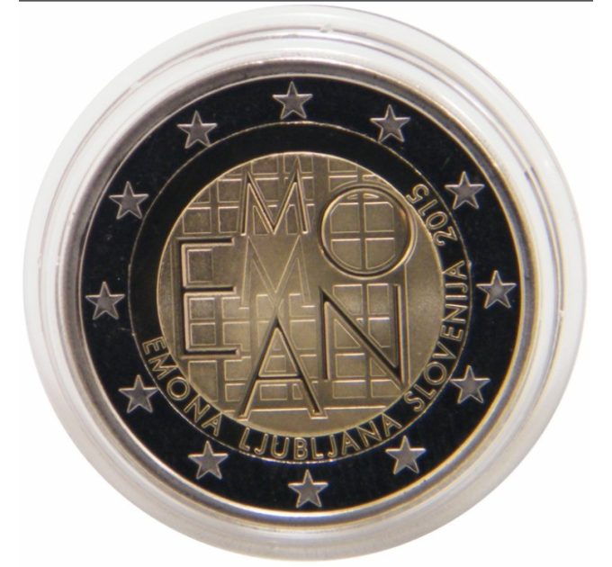Slovénie 2 euros BE 2015 - 2000e anniversaire de la fondation d'Emona - Ljubljana