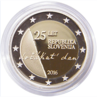 Slovénie 2 euros BE 2016 - 25 ans d'indépendance