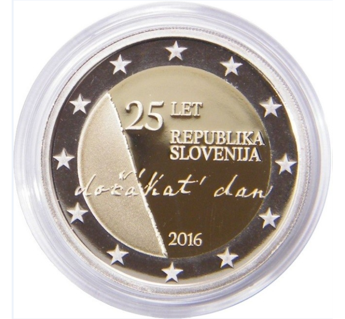 Slovénie 2 euros BE 2016 - 25 ans d'indépendance