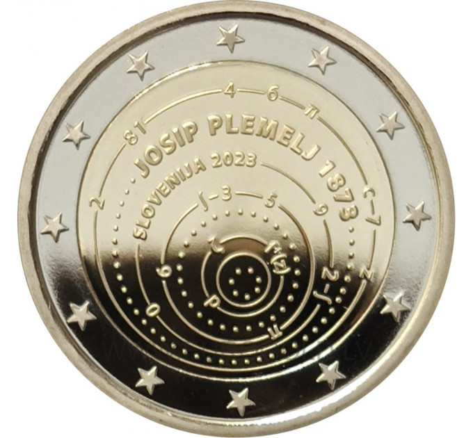 Slovénie 2 euros BE 2023 - 150e anniversaire de la naissance de Josip Plemelj