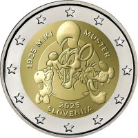 Slovénie 2 euros BE 2025 - MIKI MUSTER