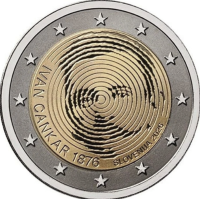 Slovénie 2 euros BE 2026 - 150e anniversaire de la naissance d'Ivan Cankar