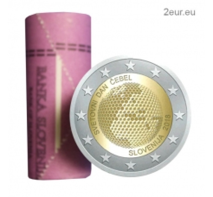Slovénie 2 euros Rouleau 2018 - Journée mondiale des abeilles