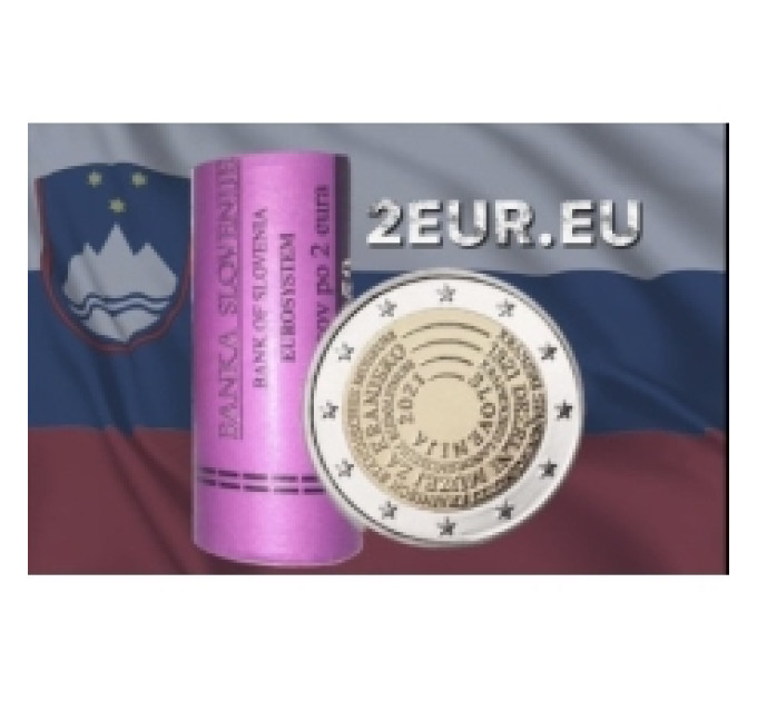 Slovénie 2 euros Rouleau 2021 - Rouleau des 200 ans du Musée national de Slovénie
