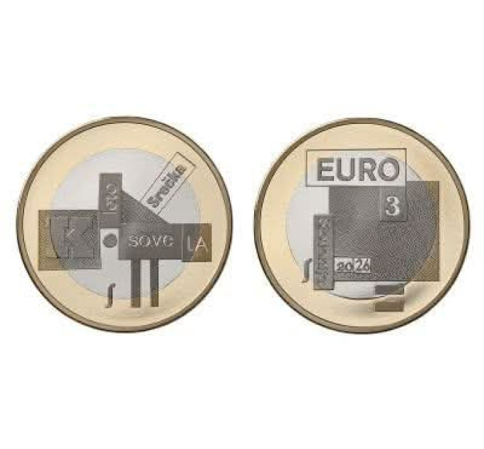 Slovénie 3 euros UNC 2026 - Srechko Kosovela