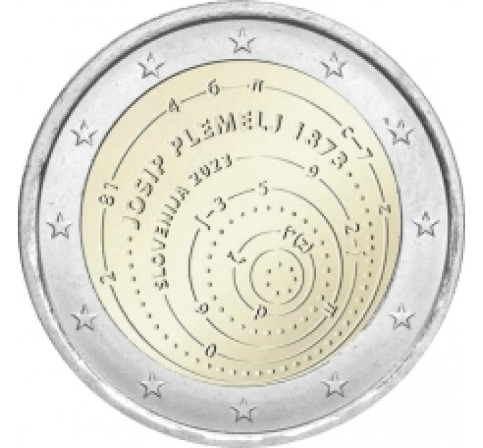 Slovénie 2 euros UNC 2023 - 150ème anniversaire de la naissance de Josip Plemle