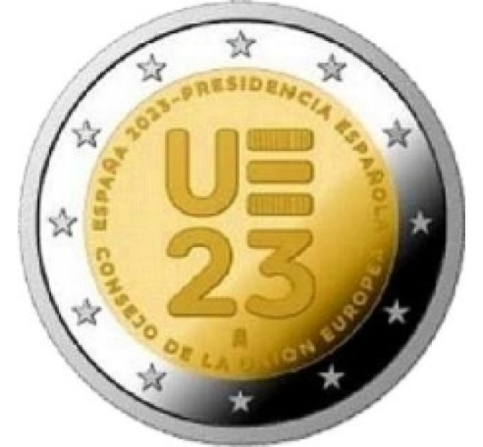 Espagne 2 euros UNC 2023 - Présidence espagnole du Conseil de l'UE