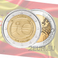Espagne 2 euros UNC 2009 - 10 ans Euro - WWU - UEM