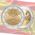 Espagne 2 euros UNC 2012 - 10 Years of Euro Cash