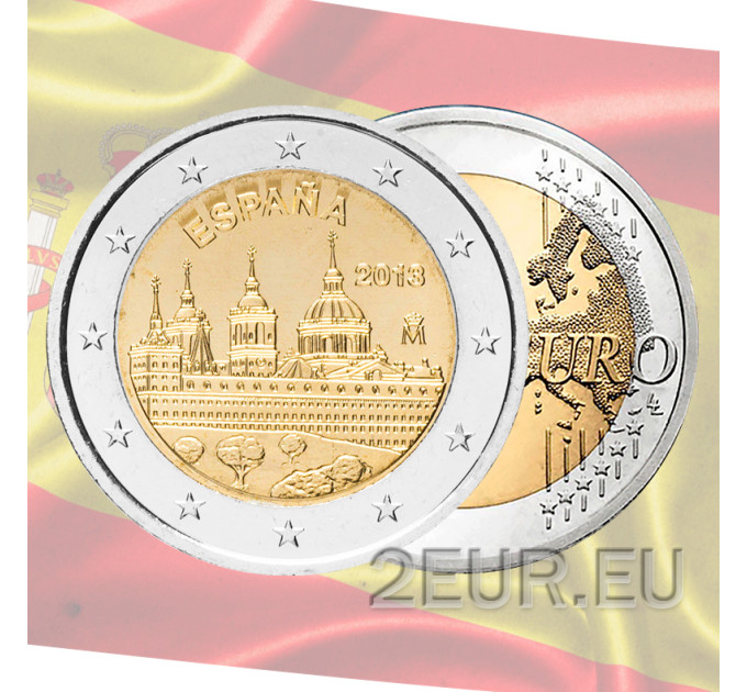 Espagne 2 euros UNC 2013 - Monastère royal de San Lorenzo de El Escorial