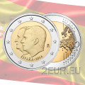 Espagne 2 euros UNC 2014 - Succession du roi Felipe VI au trône