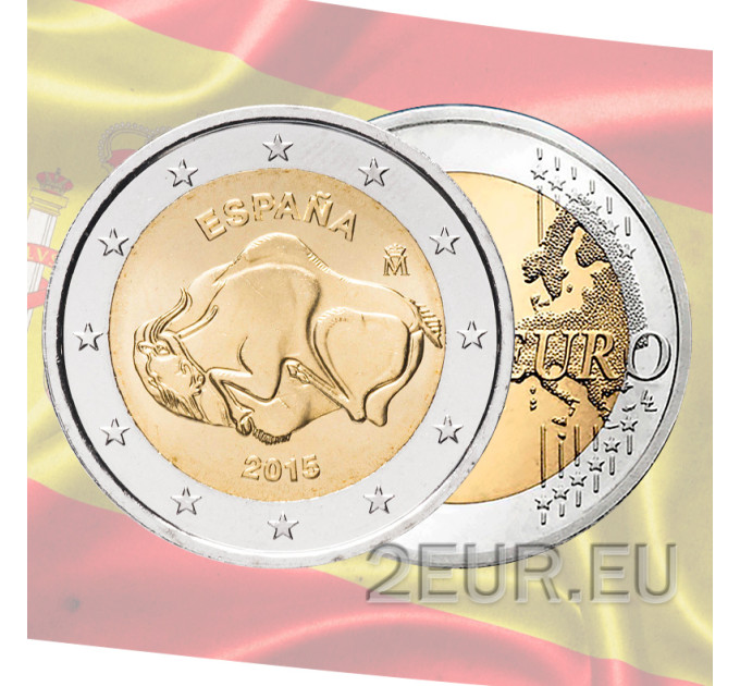 Espagne 2 euros UNC 2015 - La Grotte d'Altamira