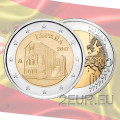 Espagne 2 euros UNC 2017 - Monuments d'Oviedo et du Royaume des Asturies