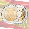 Espagne 2 euros UNC 2019 - La vieille ville d'Avila et ses églises hors les murs
