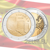 Espagne 2 euros UNC 2019 - La vieille ville d'Avila et ses églises hors les murs