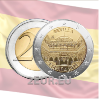 Espagne 2 euros UNC 2024 - Cathédrale de Séville