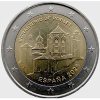 Espagne 2 euros UNC 2026 - Monastère de Poblet