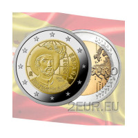Espagne 2 euros UNC 2022 - 500e anniversaire du premier tour du monde par Juan Sebastian Elcano