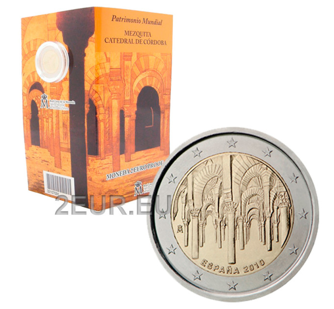 Espagne 2 euros BE 2010 - centre historique de Cordoue