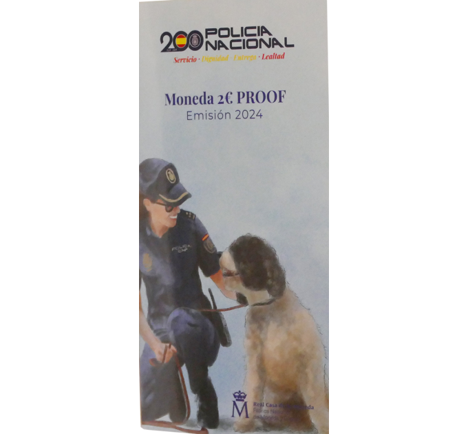 Espagne 2 euros BE 2024 - Corps de la police nationale