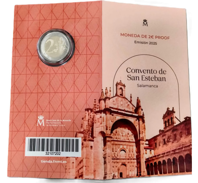 Espagne 2 euros BE 2025 - Vieille ville de Salamanque