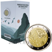 Espagne 2 euros BE 2022 - Parc National de Garajonay Espagne 2 euros BE 2022 - Parc National de Garajonay
