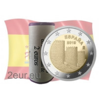 Espagne 2 euros rouler 2019 - Vieille ville d'Ávila Espagne 2 euros rouler 2019 - Vieille ville d'Ávila